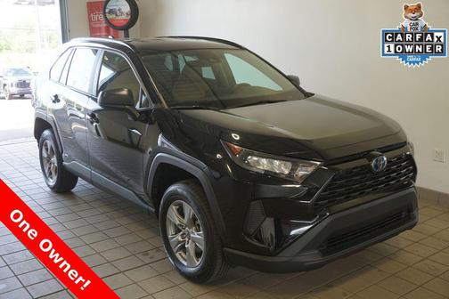 Midnight Black Metallic 2022 Toyota RAV4 Hybrid LE