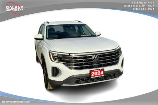 Pure White 2024 Volkswagen Atlas 2.0T SE