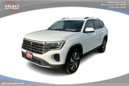 Pure White 2024 Volkswagen Atlas 2.0T SE