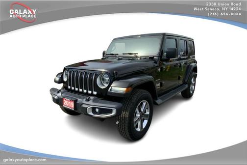 Black 2019 Jeep Wrangler Unlimited Sahara