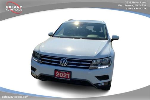 Pure White 2021 Volkswagen Tiguan 2.0T SEL