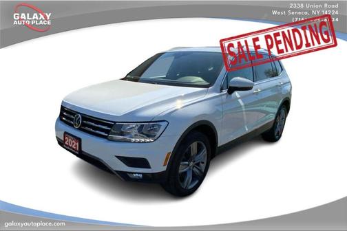 Pure White 2021 Volkswagen Tiguan 2.0T SEL