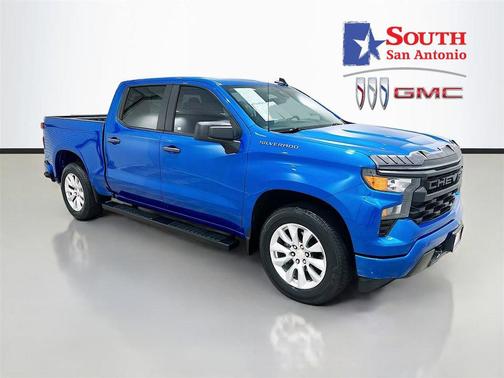 Glacier Blue Metallic 2023 Chevrolet Silverado 1500 Custom