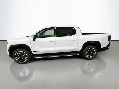 Glacier White Tricoat 2026 GMC Sierra EV Extended Range Denali