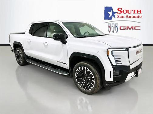 Glacier White Tricoat 2026 GMC Sierra EV Extended Range Denali