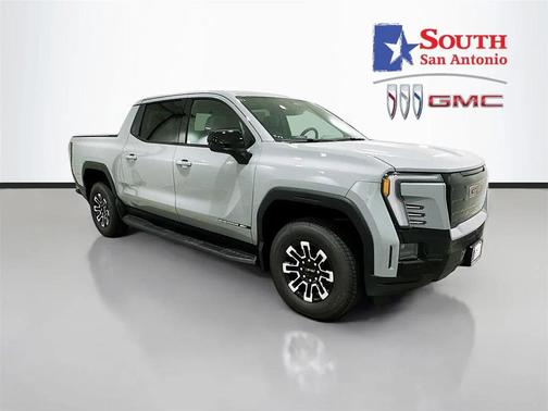 Thunderstorm Gray 2026 GMC Sierra EV Extended Range Elevation