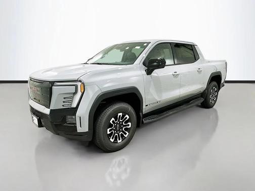 Thunderstorm Gray 2026 GMC Sierra EV Extended Range Elevation