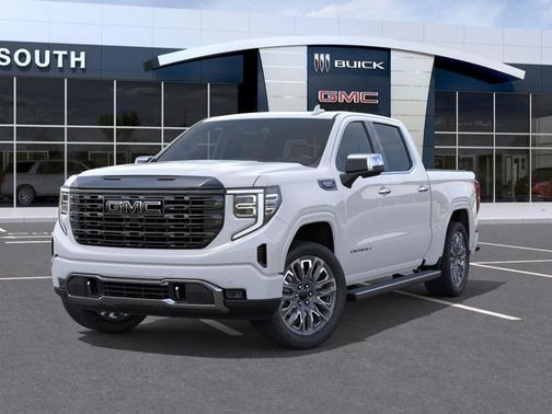 Glacier White Tricoat 2026 GMC Sierra 1500 Denali Ultimate