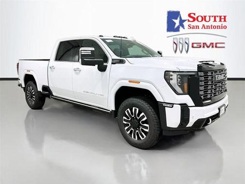 Glacier White Tricoat 2026 GMC Sierra 2500 Denali Ultimate
