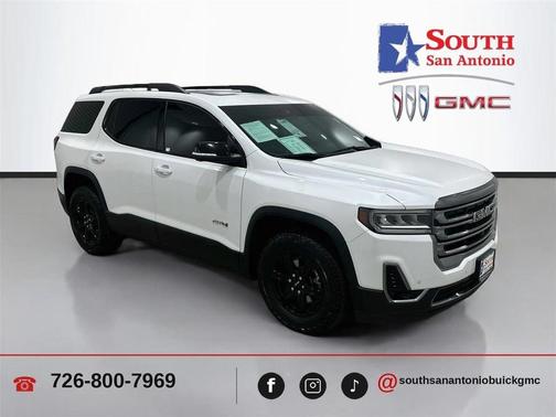 White Frost Tricoat 2022 GMC Acadia AWD AT4