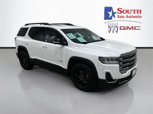 White Frost Tricoat 2022 GMC Acadia AWD AT4