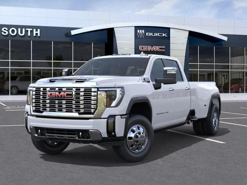 Glacier White Tricoat 2026 GMC Sierra 3500 Denali