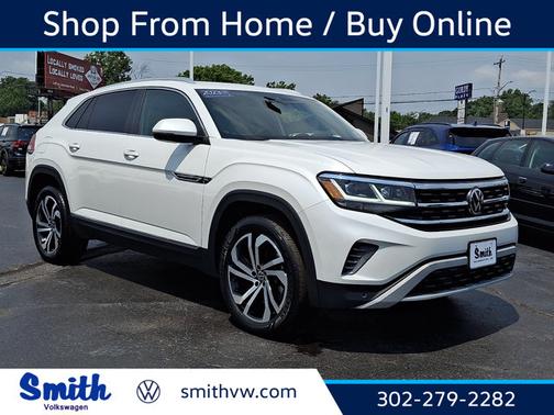 Opal White Pearl Effect 2023 Volkswagen Atlas Cross Sport 3.6 V6 SEL