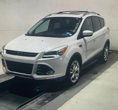 White Platinum Metallic Tri-Coat 2013 Ford Escape Titanium