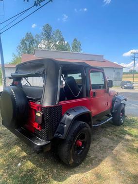 Flame Red 1998 Jeep Wrangler SE