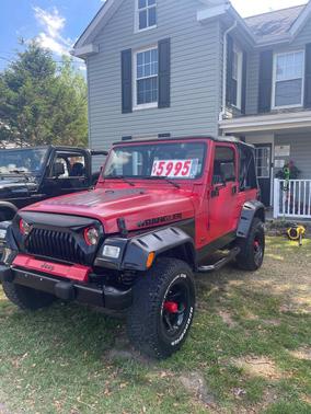 Flame Red 1998 Jeep Wrangler SE
