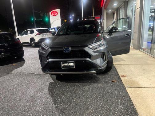 Magnetic Gray Metallic/Midnight Black Metallic 2024 Toyota RAV4 Hybrid SE