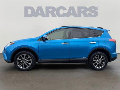 Electric Storm Blue 2018 Toyota RAV4 Hybrid Limited