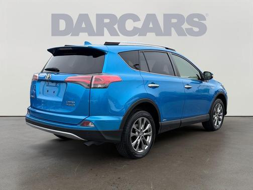 Electric Storm Blue 2018 Toyota RAV4 Hybrid Limited