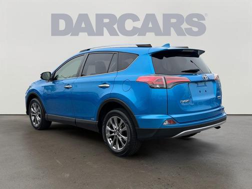 Electric Storm Blue 2018 Toyota RAV4 Hybrid Limited