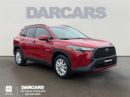Barcelona Red Metallic 2023 Toyota Corolla Cross LE