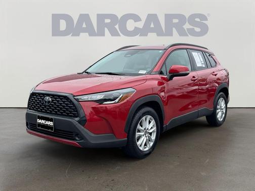 Barcelona Red Metallic 2023 Toyota Corolla Cross LE