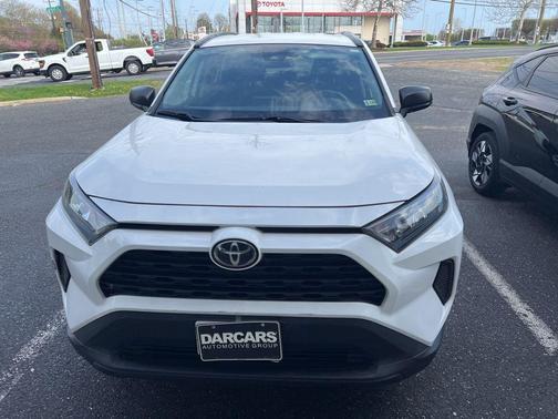 Super White 2021 Toyota RAV4 LE