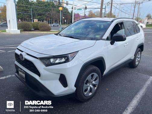 Super White 2021 Toyota RAV4 LE
