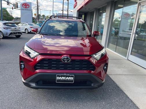 Ruby Flare Pearl 2025 Toyota RAV4 XLE Premium