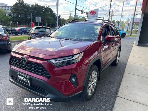 Ruby Flare Pearl 2025 Toyota RAV4 XLE Premium