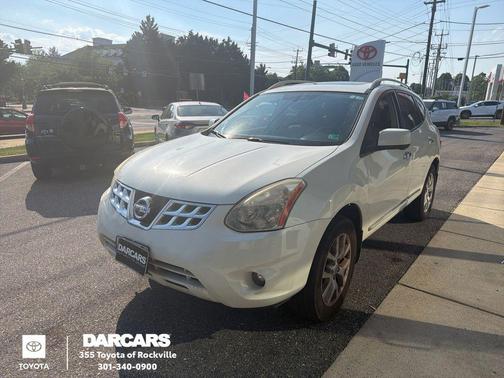 Pearl White 2013 Nissan Rogue SV w/SL Pkg