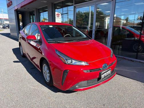 Supersonic Red 2021 Toyota Prius LE