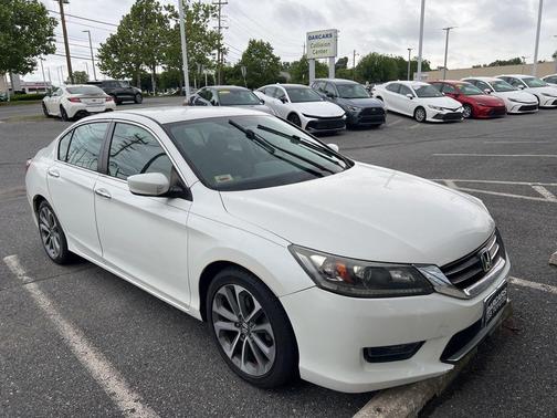 White Orchid Pearl 2015 Honda Accord Sport