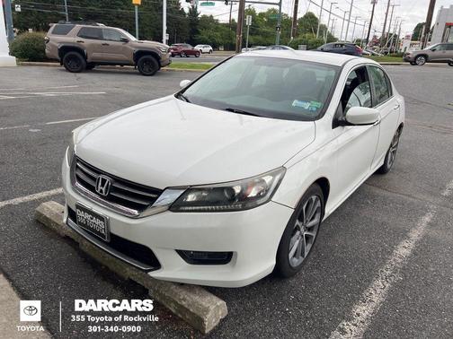 White Orchid Pearl 2015 Honda Accord Sport