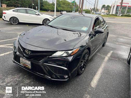 Midnight Black Metallic 2022 Toyota Camry XSE