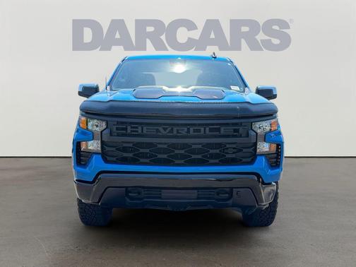 Glacier Blue Metallic 2024 Chevrolet Silverado 1500 Custom Trail Boss