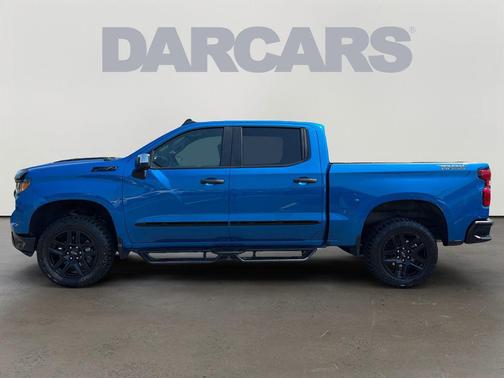 Glacier Blue Metallic 2024 Chevrolet Silverado 1500 Custom Trail Boss