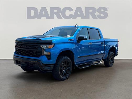 Glacier Blue Metallic 2024 Chevrolet Silverado 1500 Custom Trail Boss