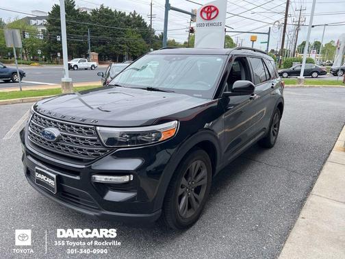 Agate Black Metallic 2022 Ford Explorer XLT
