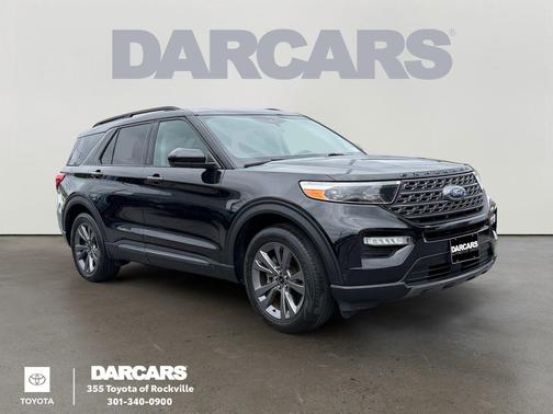 Agate Black Metallic 2022 Ford Explorer XLT