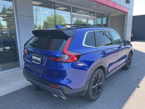 Blue 2023 Honda CR-V Hybrid Sport Touring AWD