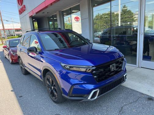 Blue 2023 Honda CR-V Hybrid Sport Touring AWD