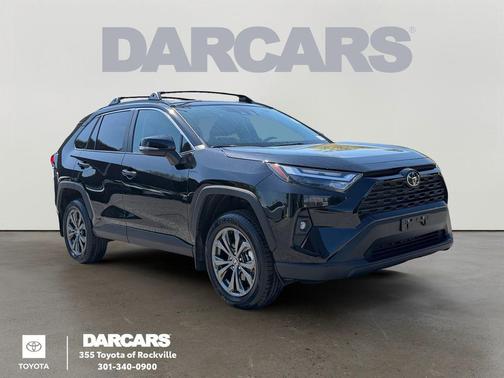 Midnight Black Metallic 2025 Toyota RAV4 Hybrid XLE Premium