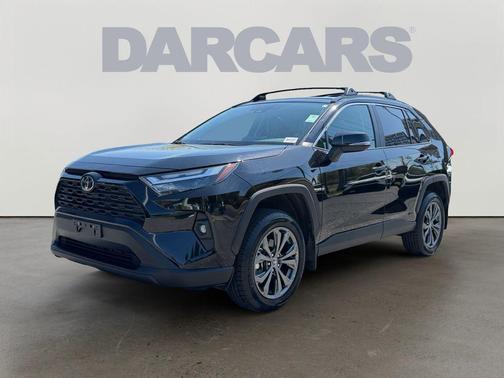 Midnight Black Metallic 2025 Toyota RAV4 Hybrid XLE Premium