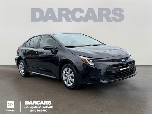 Midnight Black Metallic 2024 Toyota Corolla Hybrid LE