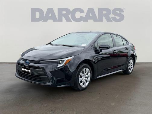 Midnight Black Metallic 2024 Toyota Corolla Hybrid LE