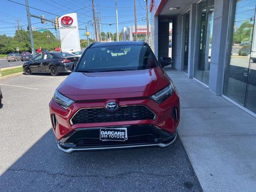 Supersonic Red/Midnight Black Metallic 2024 Toyota RAV4 Prime XSE