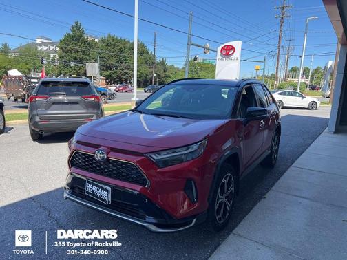 Supersonic Red/Midnight Black Metallic 2024 Toyota RAV4 Prime XSE