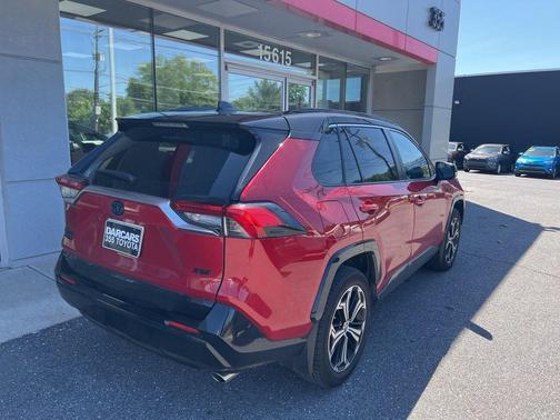 Supersonic Red/Midnight Black Metallic 2024 Toyota RAV4 Prime XSE