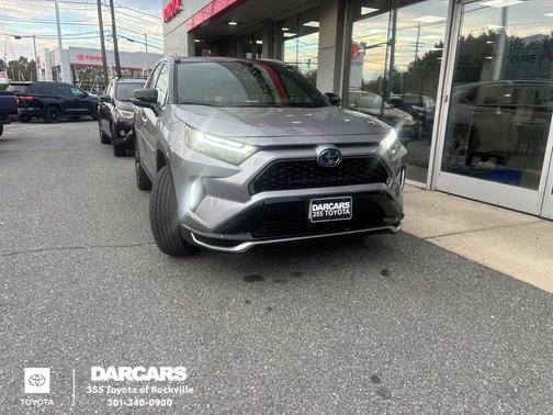 Silver Sky Metallic/Midnight Black Metallic 2022 Toyota RAV4 Prime XSE